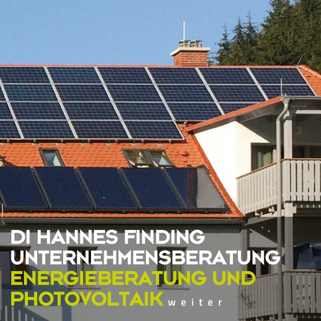 DI Hannes Finding Unternehmensberatung: Energieberatung und Photovoltaik